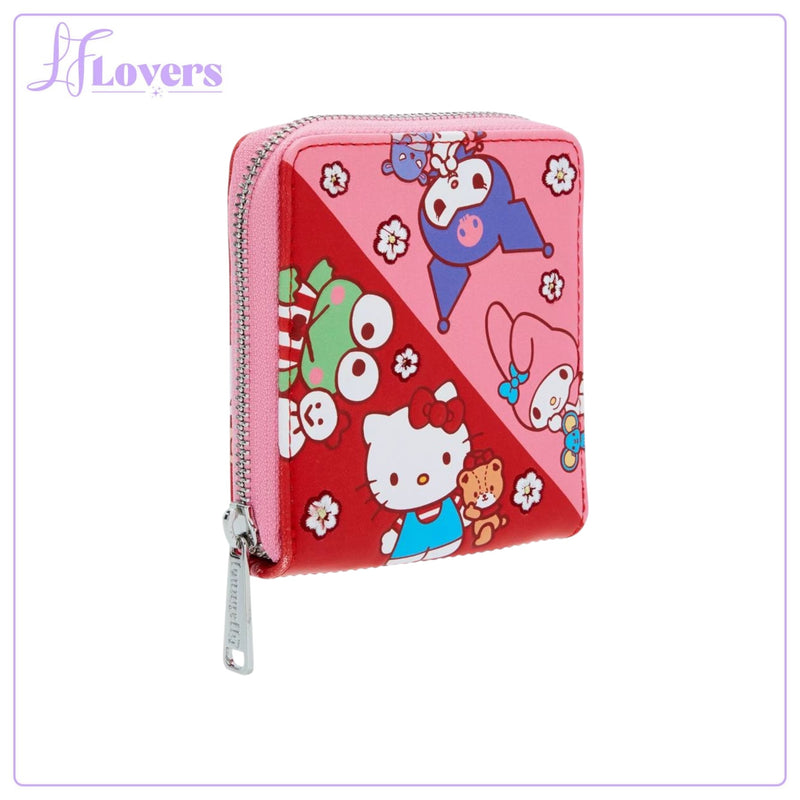 Load image into Gallery viewer, Loungefly Sanrio Hello Kitty &amp; Friends Colour Block Zip Around Wallet
