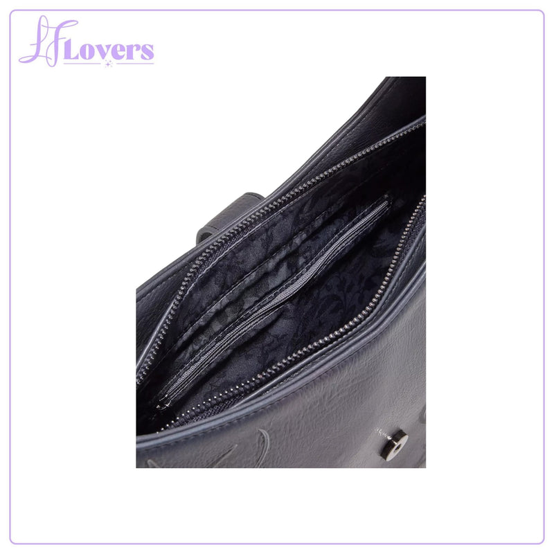 Load image into Gallery viewer, Loungefly Disney The Nightmare Before Christmas Jack &amp; Sally Scene Tonal Handbag
