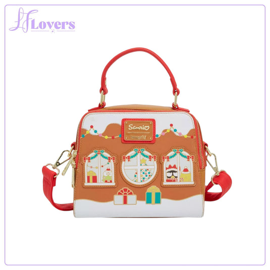 Loungefly Sanrio Hello Kitty & Friends Gingerbread House Crossbody Bag