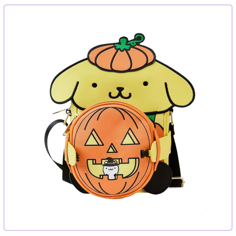 Load image into Gallery viewer, Loungefly Sanrio Pompompurin Halloween Crossbuddies Crossbody - LF Lovers
