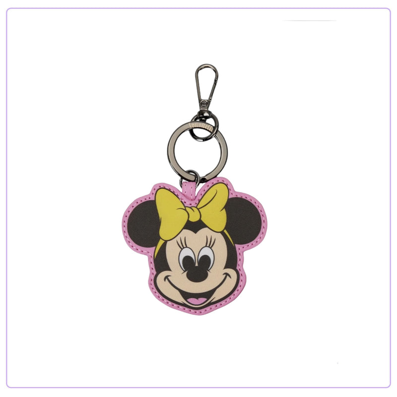 Load image into Gallery viewer, Loungefly Disney 100th Anniversary Minnie Head Bag Charm - LF Lovers
