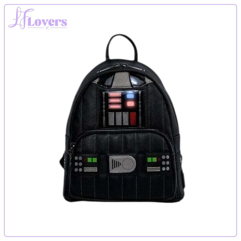 Load image into Gallery viewer, Loungefly Star Wars Darth Vader Light Up Cosplay Mini Backpack - LF Lovers

