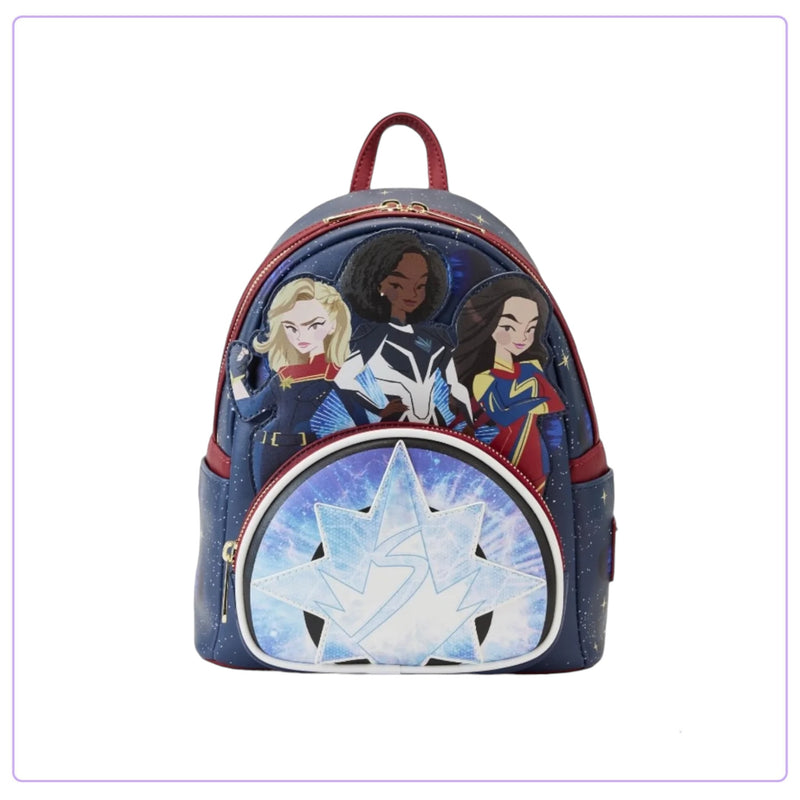 Load image into Gallery viewer, Loungefly Marvel The Marvels Group Mini Backpackp - LF Lovers
