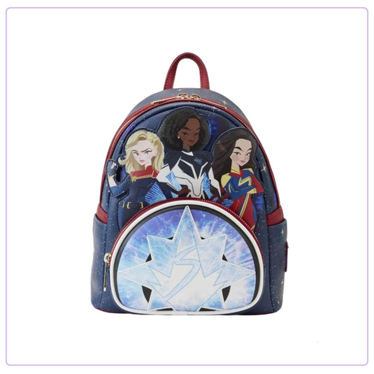 Loungefly Marvel The Marvels Group Mini Backpackp