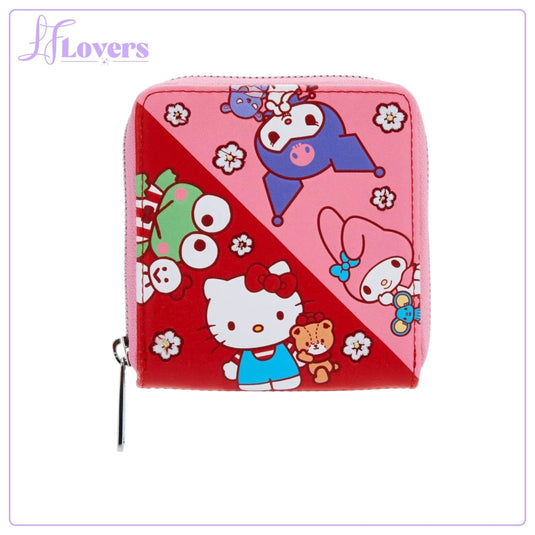 Loungefly Sanrio Hello Kitty & Friends Colour Block Zip Around Wallet