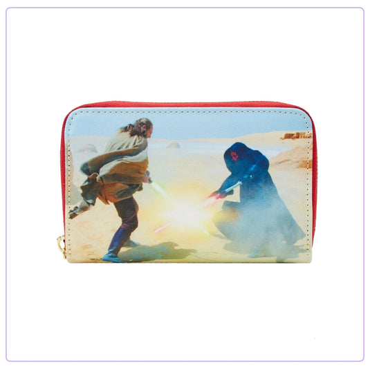 Loungefly Star Wars Scenes Series Phantom Menace Zip Around Wallet - LF Lovers