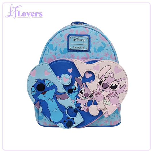 Loungefly disney lilo & stitch heart angel mini backpack online