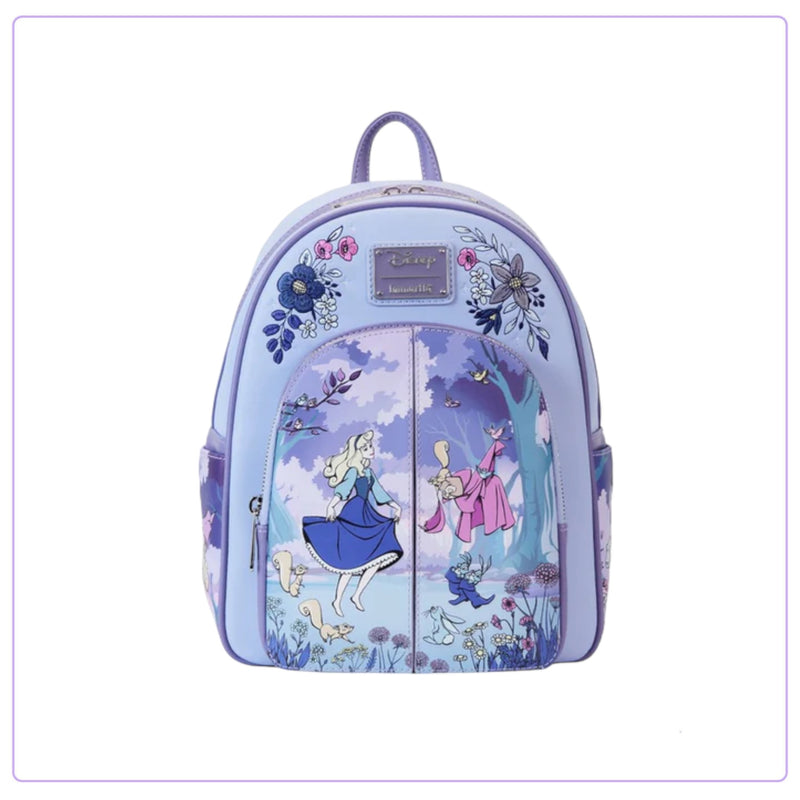 Load image into Gallery viewer, Loungefly Disney Sleeping Beauty 65th Anniversary Scene Mini Backpack - PRE ORDER - LF Lovers
