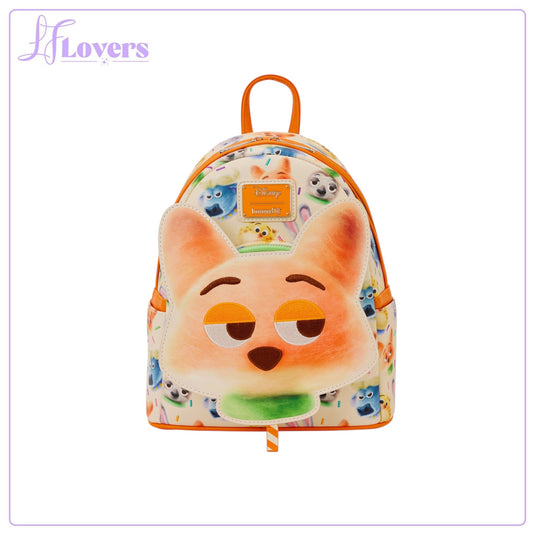 Loungefly Disney Zootopia 2 Nick Wilde Cosplay AOP Mini Backpack - PRE ORDER