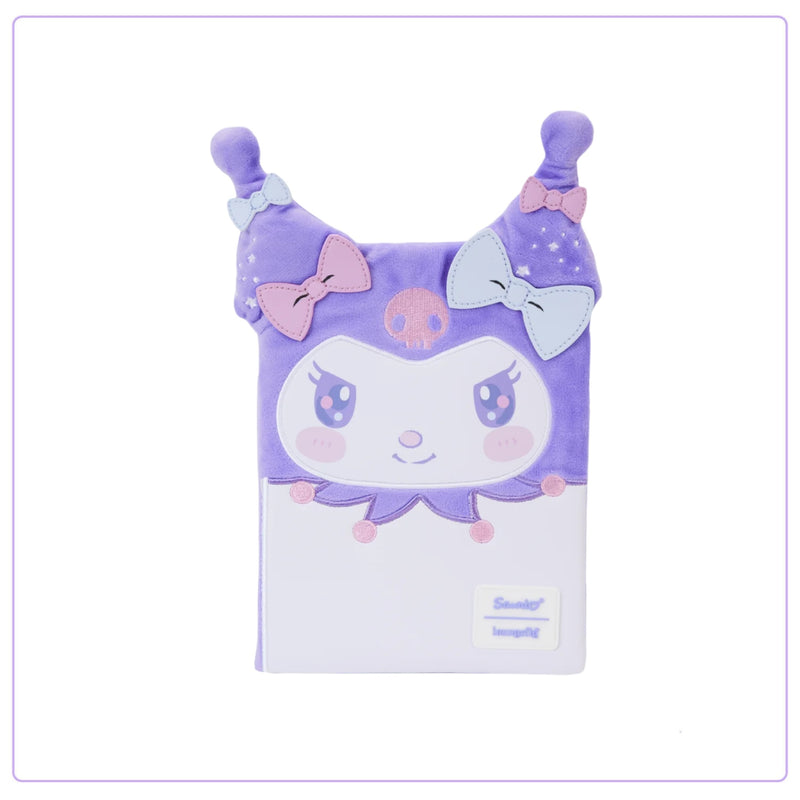 Load image into Gallery viewer, Loungefly Stationery Sanrio Kuromi Cosplay Plush Journal - LF Lovers
