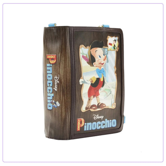 Loungefly Disney Classic Books Pinocchio Convertible Crossbody - LF Lovers