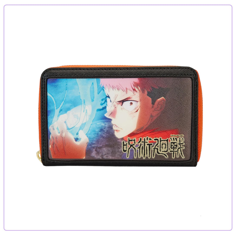 Load image into Gallery viewer, Loungefly Jujutsu Kaisen Yuji Itadori Cosplay Zip Around Wallet - LF Lovers
