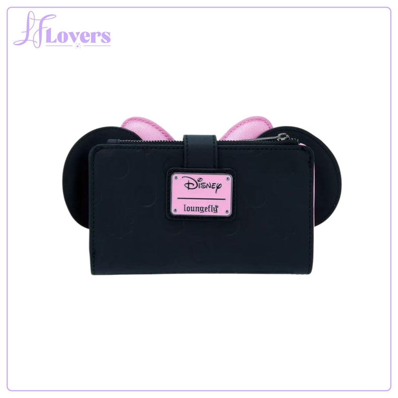 Load image into Gallery viewer, Loungefly Disney Minnie Floral Rock The Dots Flap Wallet
