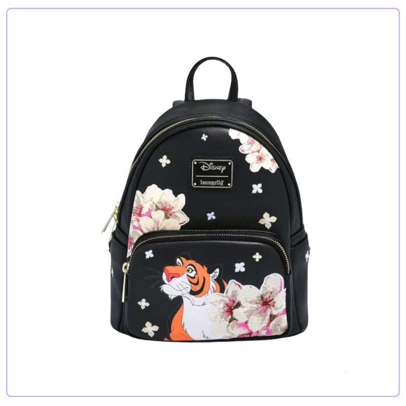 Load image into Gallery viewer, Loungefly Disney Aladdin Rajah Floral Mini Backpack - LF Lovers
