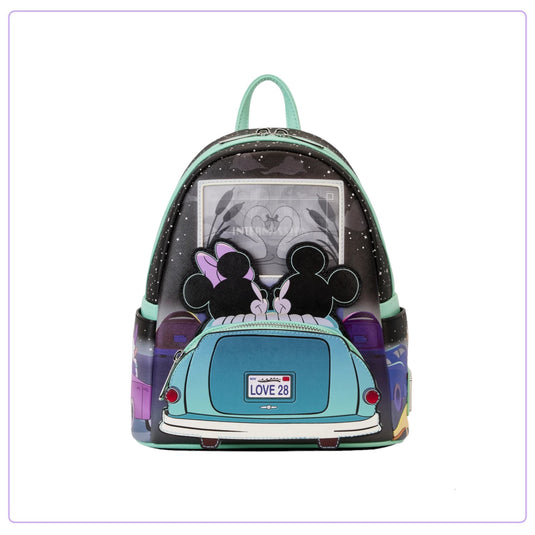 Loungefly Disney Mickey and Minnie Date Night Drive-in Mini Backpack - LF Lovers