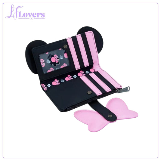 Loungefly Disney Minnie Floral Rock The Dots Flap Wallet