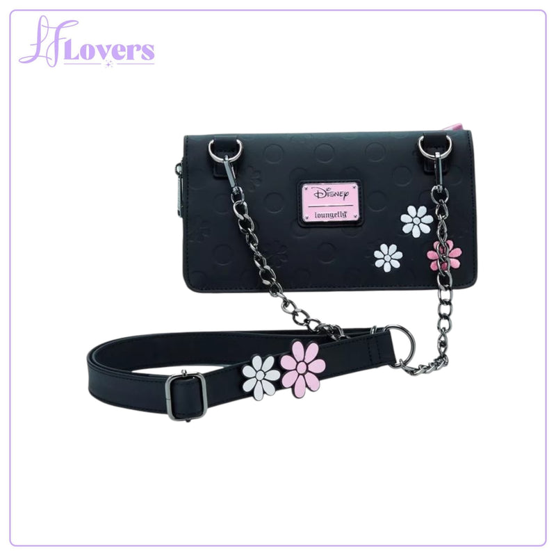 Load image into Gallery viewer, Loungefly Disney Minnie Floral Rock The Dots Clutch Crossbody
