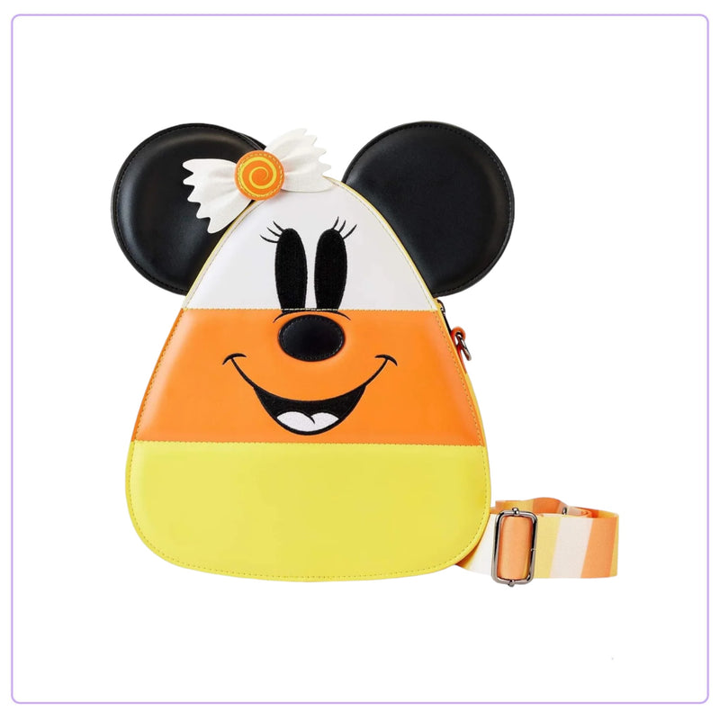 Load image into Gallery viewer, Loungefly Disney Mickey and Minnie Candy Corn Crossbody - LF Lovers
