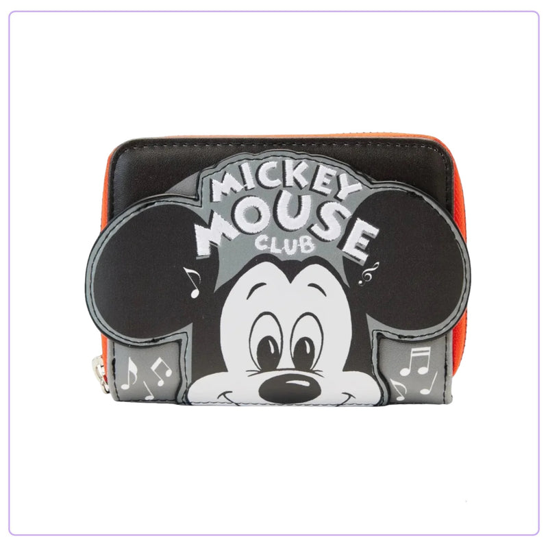 Load image into Gallery viewer, Loungefly Disney 100th Mickey Mouse Club Zip Around Wallet - LF Lovers

