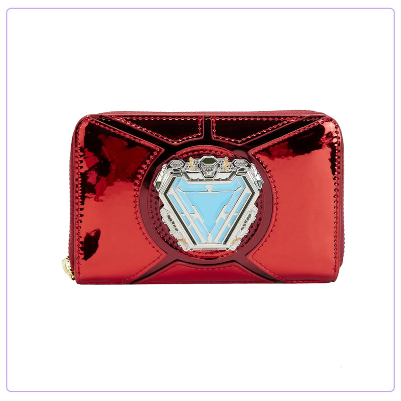 Load image into Gallery viewer, Loungefly Marvel Iron Man 15th Anniversary Cosplay Zip Around Wallet
