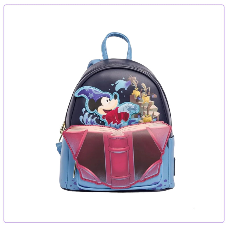 Load image into Gallery viewer, Loungefly Fantasia Sorcerer Mickey Mini Backpack - LF Lovers

