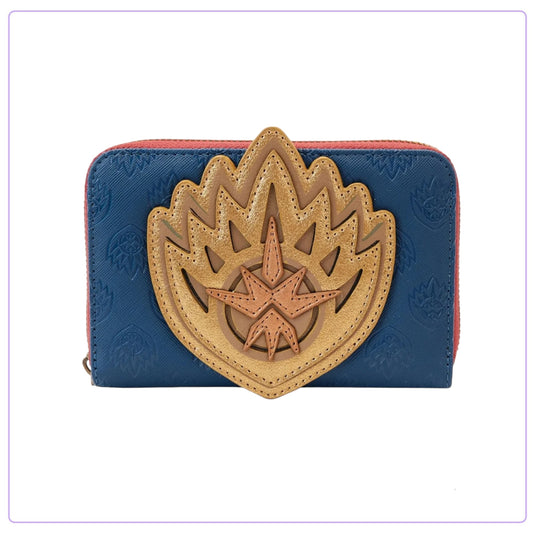 Loungefly Marvel Guardians Of The Galaxy 3 Ravager Badge Zip Around Wallet - LF Lovers