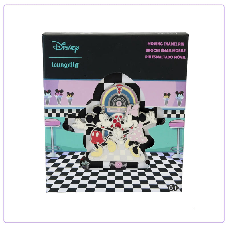 Load image into Gallery viewer, Loungefly Disney Mickey and Minnie Dare Night Juke Box 3&quot; Collector Box Pin - LF Lovers
