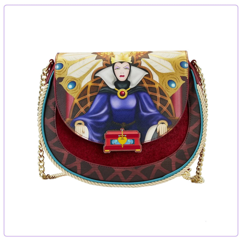 Load image into Gallery viewer, Loungefly Disney Snow White Evil Queen Throne Crossbody - LF Lovers
