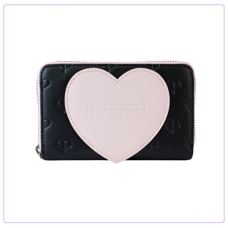 Load image into Gallery viewer, Loungefly BlackPink AOP Heart Zip Around Wallet - LF Lovers
