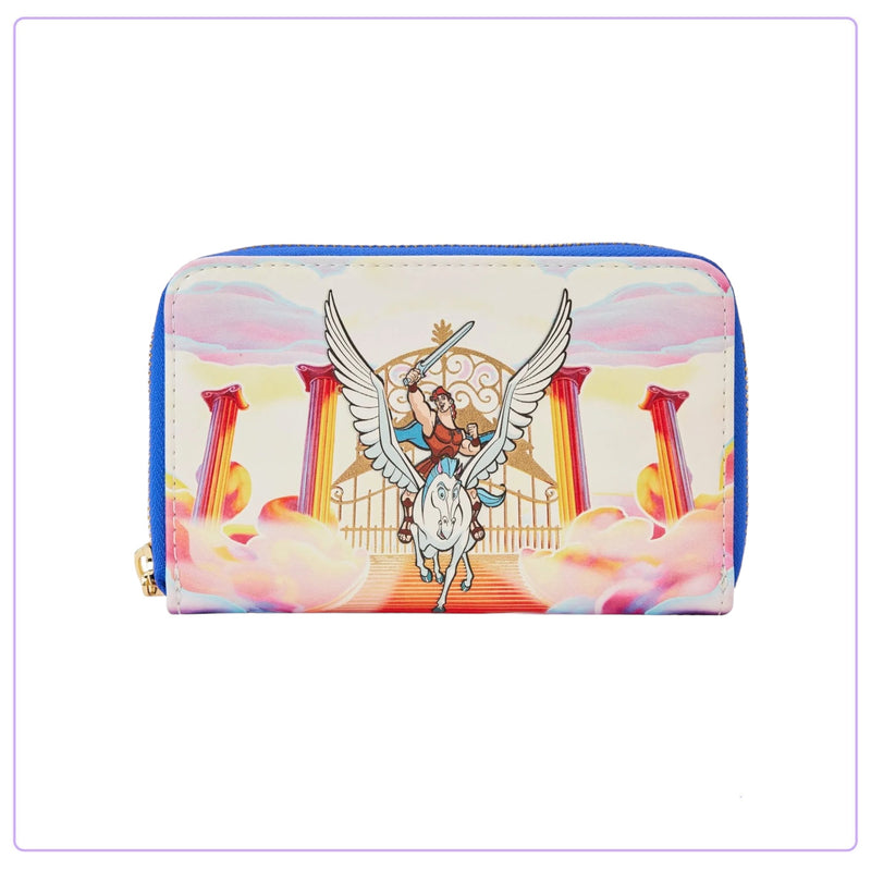 Load image into Gallery viewer, Loungefly Disney Hercules Mount Olympus Gates Zip Around Wallet - LF Lovers
