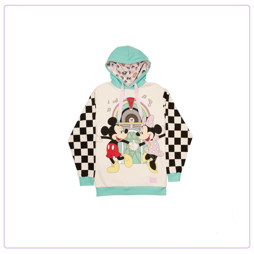 Loungefly Disney Mickey And Minnie Date Night Diner Unisex Hoodie - LF Lovers