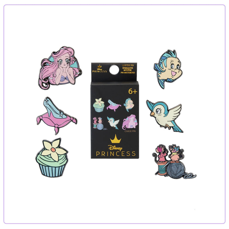 Load image into Gallery viewer, Loungefly Disney Princess Manga Style Mystery Box Pins - PRE ORDER - LF Lovers
