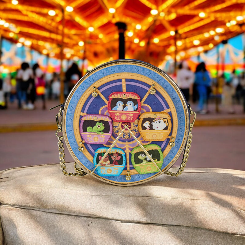 Load image into Gallery viewer, Loungefly Disney Princess Carousel Crossbody - PRE ORDER
