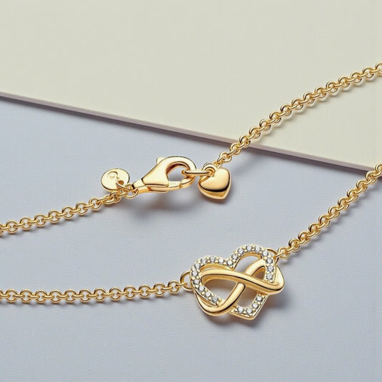 Pandora Sparkling Infinity Heart Collier Necklace