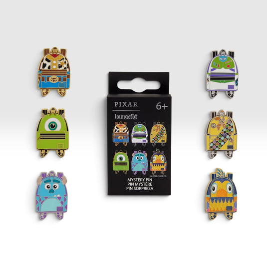 Loungefly Disney Pixar Characters Mini Backpack Mystery Box Pin - Preorder