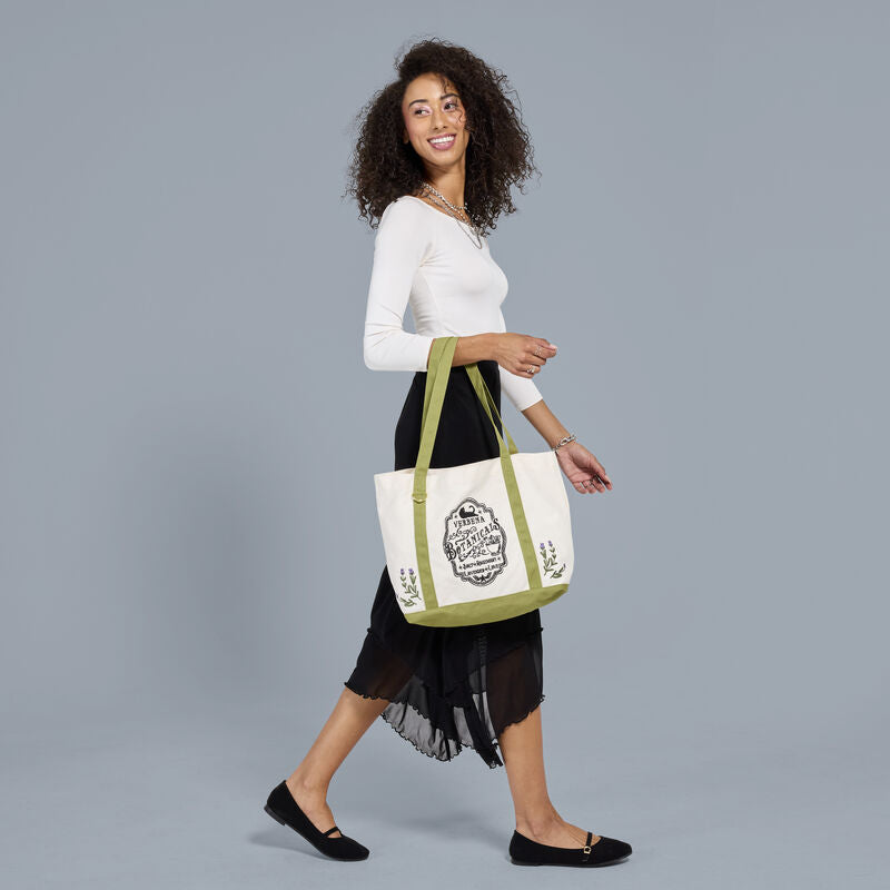 Load image into Gallery viewer, Loungefly Practical Magic Owens Sisters Apothecary Tote Bag - Preorder
