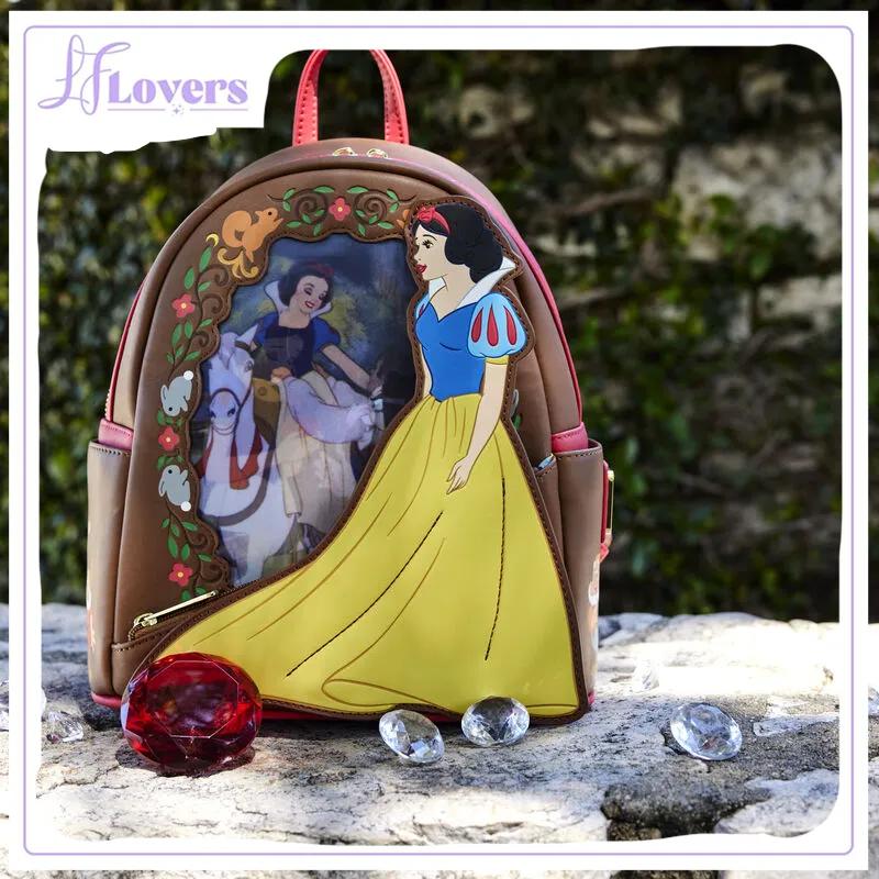 Load image into Gallery viewer, Loungefly Disney Snow White Lenticular Princess Series Mini Backpack

