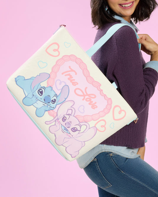 Loungefly Disney Lilo & Stitch True Love Tote Bag