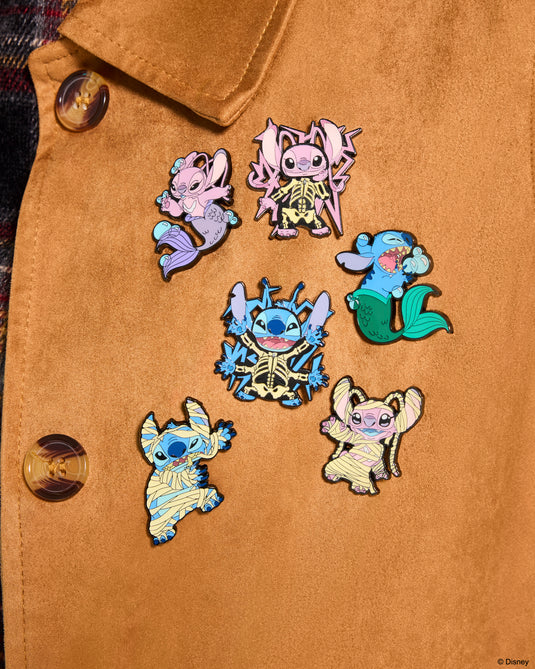 Loungefly Disney Stitch & Angel Halloween Costumes Mystery Box Pin