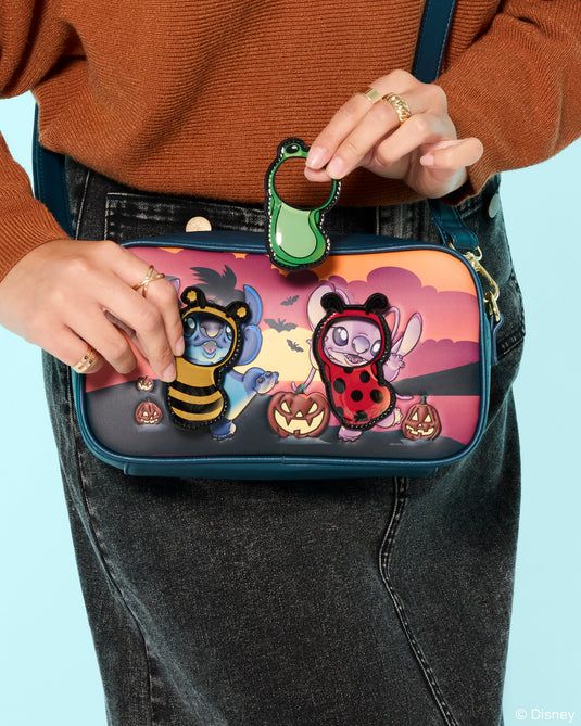 Loungefly Disney Stitch & Angel Halloween Costumes Crossbody Bag - Preorder