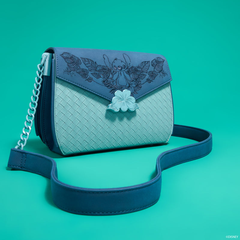 Load image into Gallery viewer, Loungefly Disney Stitch Embroidered Crossbody - PRE ORDER
