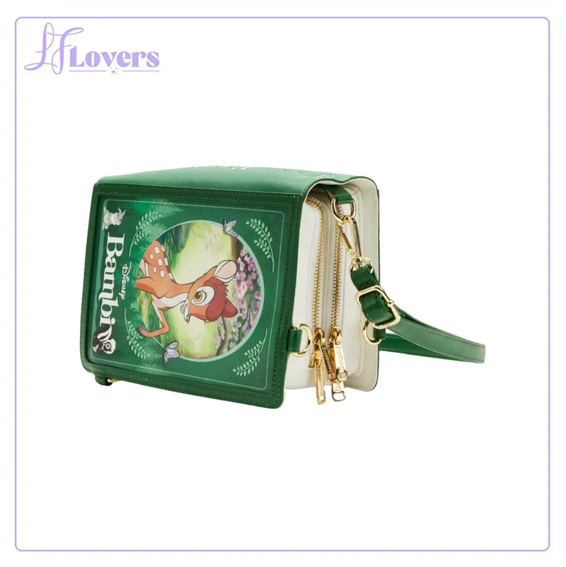 Load image into Gallery viewer, Loungefly Disney Classic Books Bambi Convertible Crossbody
