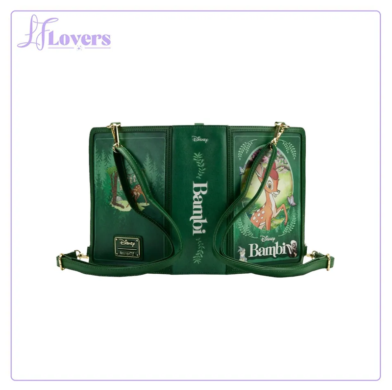 Load image into Gallery viewer, Loungefly Disney Classic Books Bambi Convertible Crossbody
