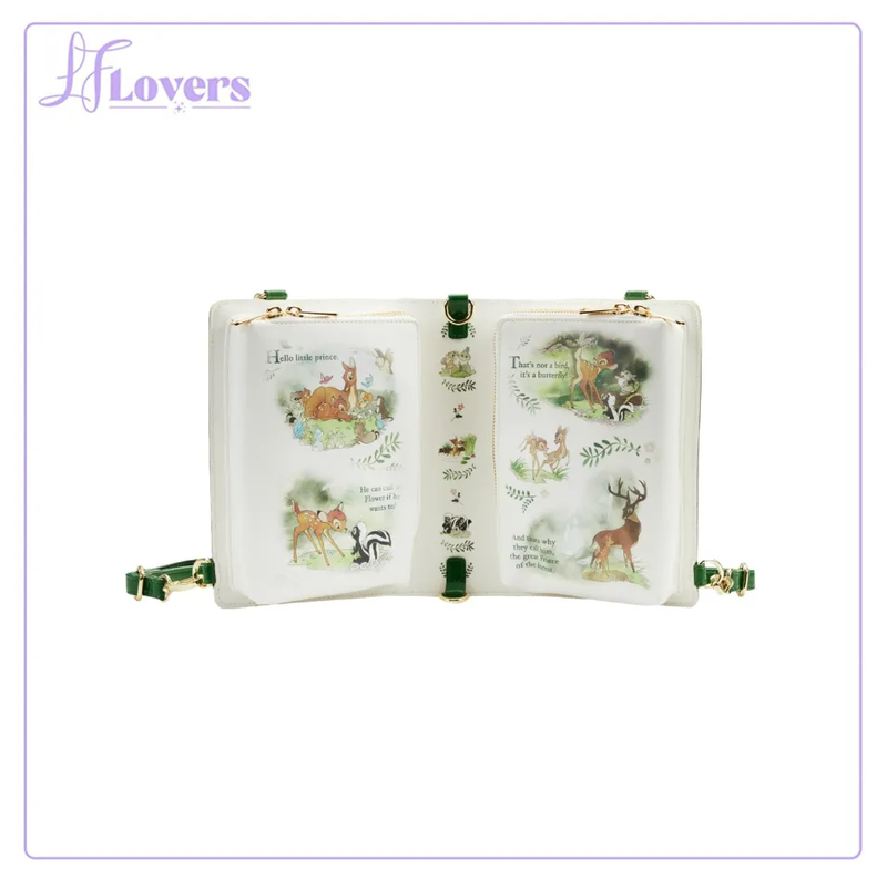 Load image into Gallery viewer, Loungefly Disney Classic Books Bambi Convertible Crossbody
