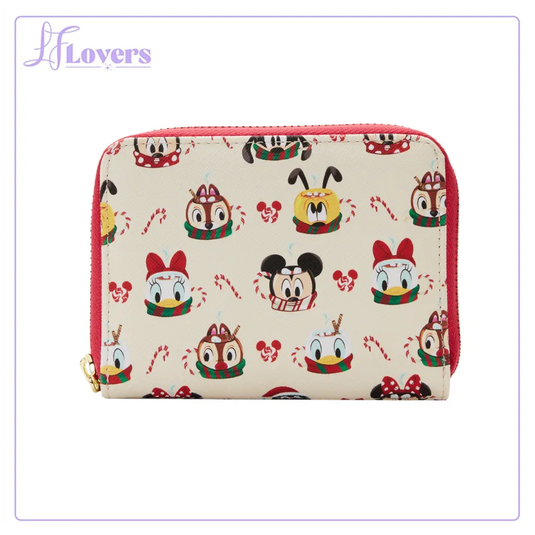 Loungefly Disney Hot Cocoa Mugs AOP Zip Around Wallet