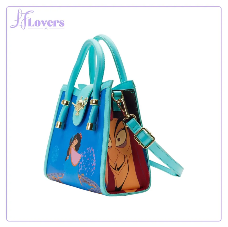 Load image into Gallery viewer, Loungefly Disney Aladdin Princess Scenes Crossbody Bag
