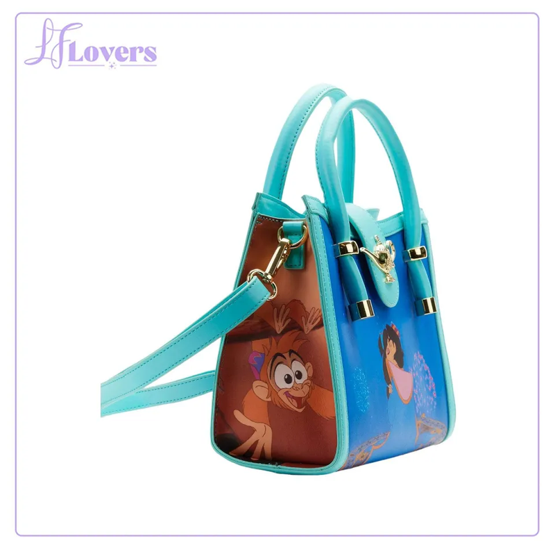 Load image into Gallery viewer, Loungefly Disney Aladdin Princess Scenes Crossbody Bag - LF Lovers
