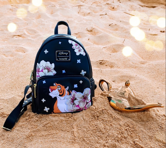 Loungefly Disney Aladdin Rajah Floral Mini Backpack - LF Lovers