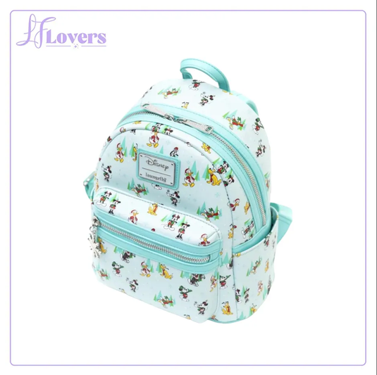 Loungefly Disney Sensational Six Holiday All Over Print Mini Backpack - LF Lovers