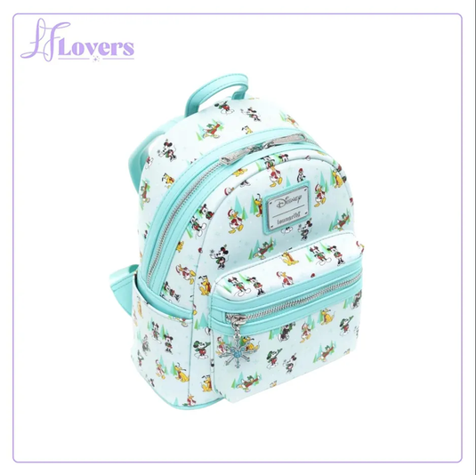 Loungefly Disney Sensational Six Holiday All Over Print Mini Backpack - LF Lovers